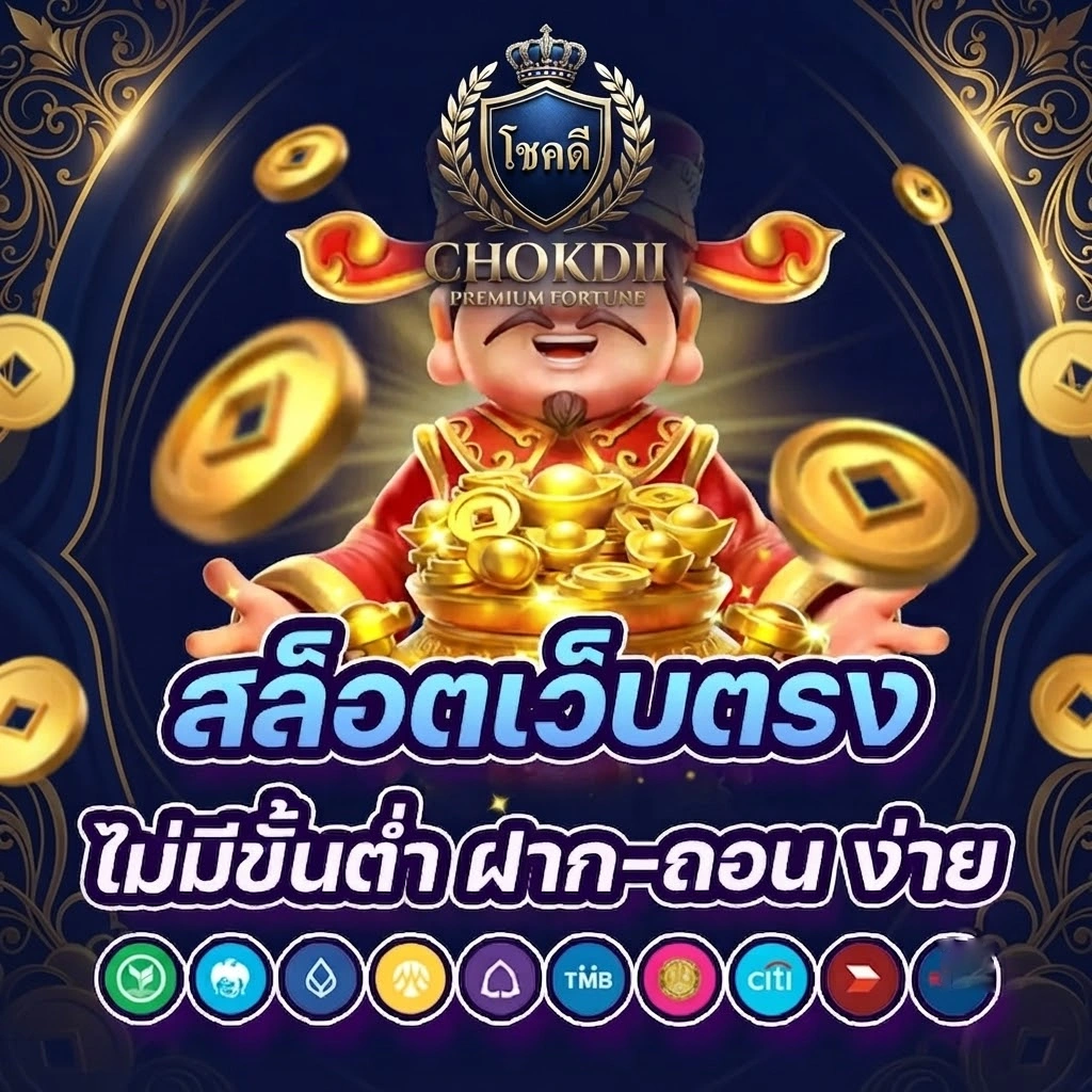 CHOKDII เว็บเดิมพันออนไลน์ครบวงจร รองรับสล็อต คาสิโนสด และกีฬาในเว็บเดียว
